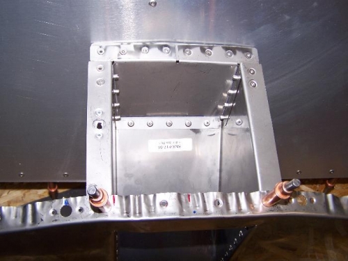 Filler Box View; flush upper flange