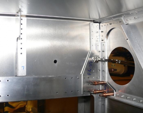 Clamped in position aft tunnel zee