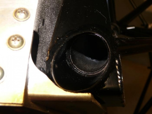 Lower Angle Cleared for Gear Tube...