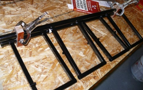 Rudder Pedals Clamped (not in correct location)