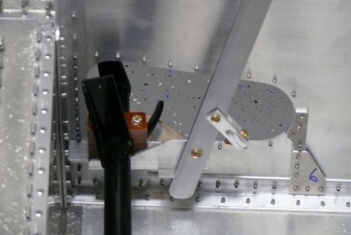 Roller Installed in Link