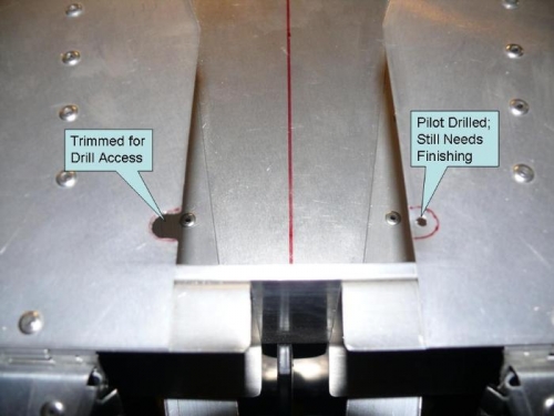 Notching for Drill Access