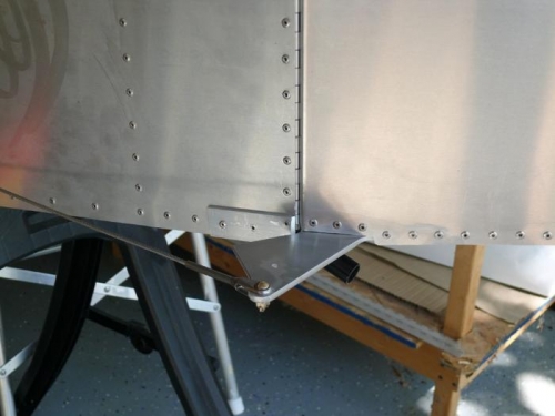 Rudder Cables Installed