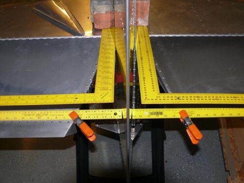 Jig to Center Rudder