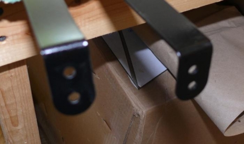 New bends / bolt holes in fwd straps