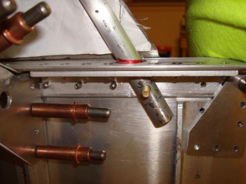 Untrimmed; bolt in position just to hold