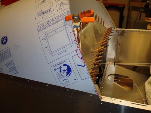 Overall shot showing aft edge trimmed