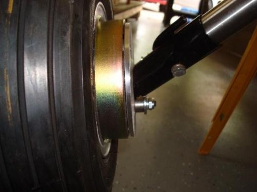 Backing plate pretty even all around