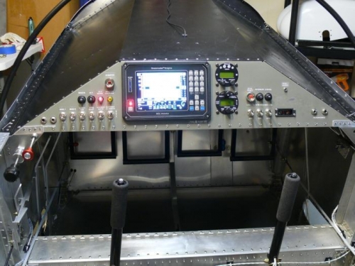 All rivets installed in the panel