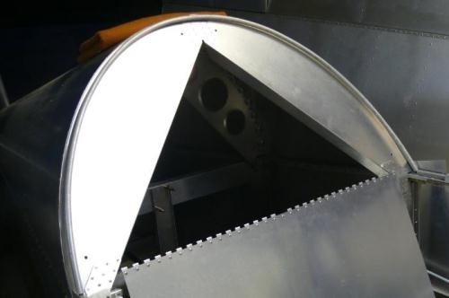 Initial Fitted Aft Bow