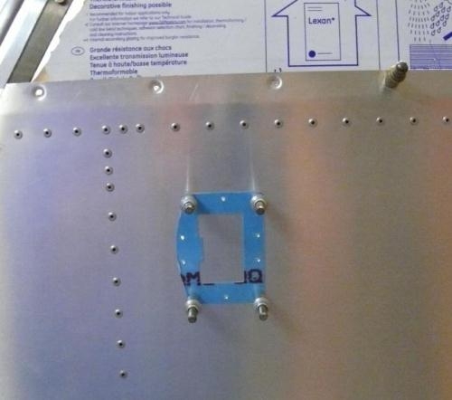 Van's door frame (will be on inside of fuse when installed)