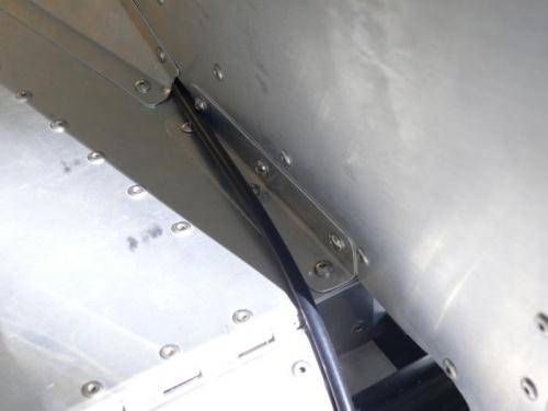 Detail of Trim Tab Cable Routing