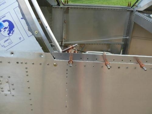 Left side outer trim piece drilled