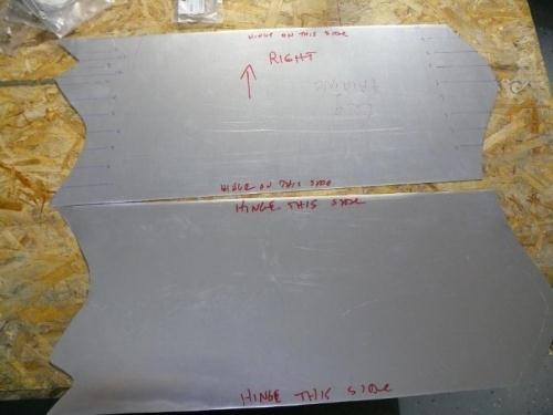 Main Landing Gear Fairings Cut