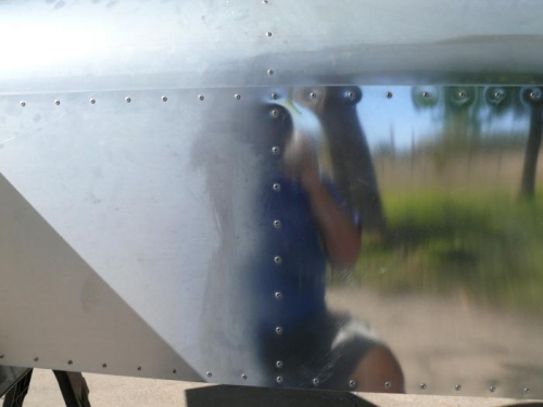 One pass using F9 against untreated 6061-T6