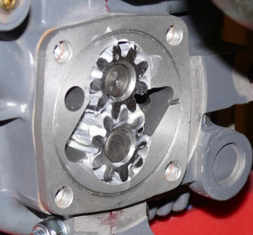 Impeller gears lubed / installed