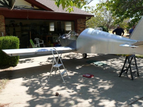 Tail Up, Wings Rigged