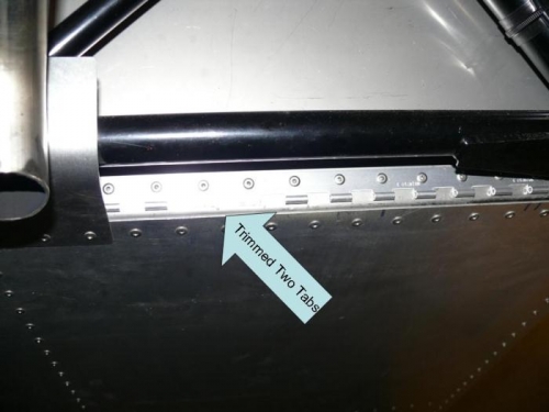 Trimmed Hinge for Access