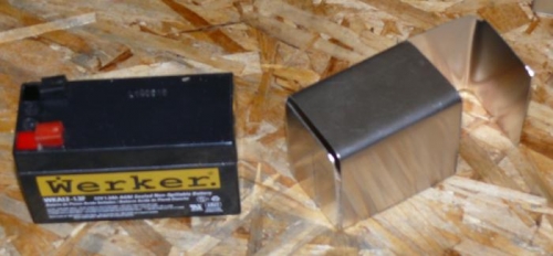 1 Amphr 12v Battery & Whipped-up Restraint