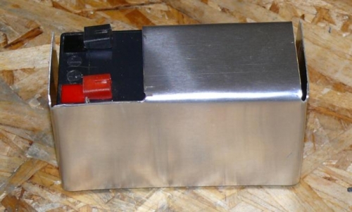 Battery w/Cover Slipped Over it