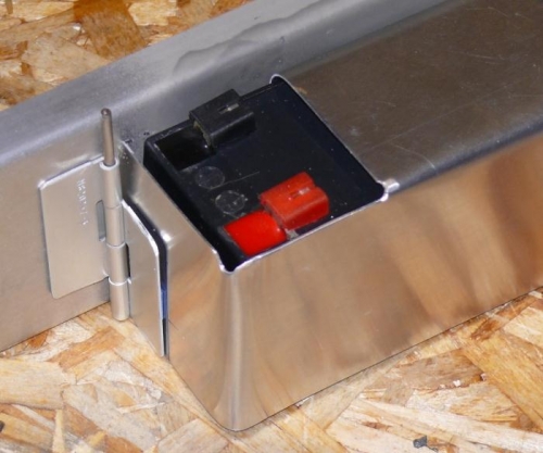 Mockup of Installation Showing Hinge Pin Attachment