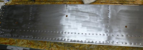 Inner Edge; filed & Scotch-Brited