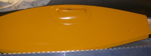 Color Coat on Tip; Paint was dry before dust landed