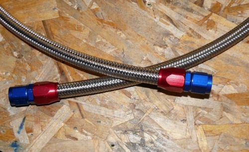 Two ends with fittings