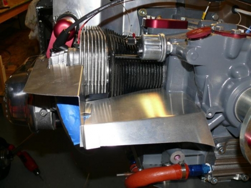 R/F Baffle Just Set in Place