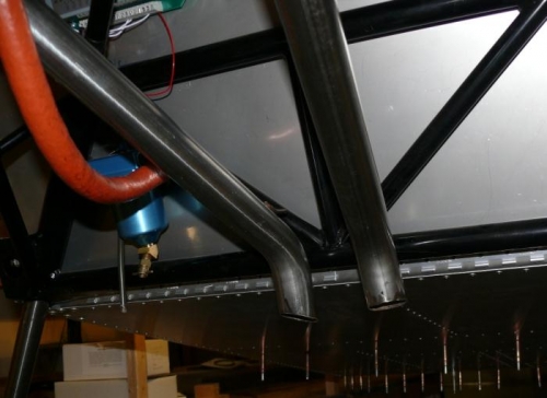 Just positioned; not secured