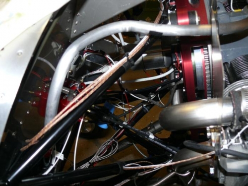 Breather Tube just taped in place; will be clamped