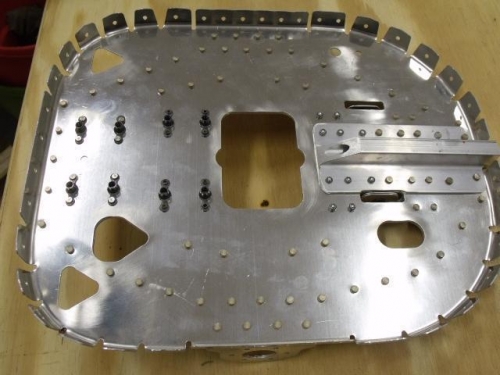 Nut Plates attached to Bulkhead