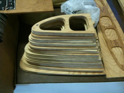 Forward rib sections.