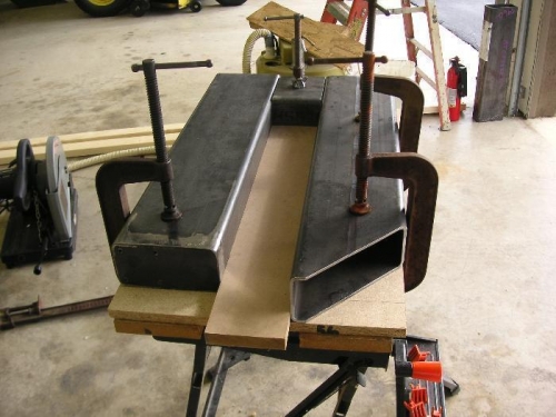 Getting ready to weld