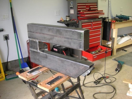 ready to weld the feet