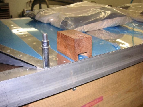 Drilled skin and AEX wedge