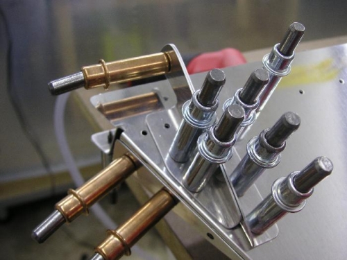 Rivet the horn after bending