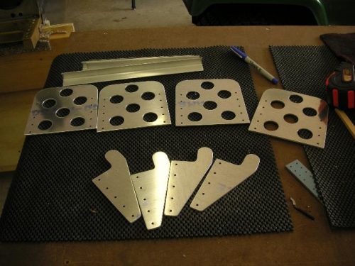 rudder pedal and brake parts