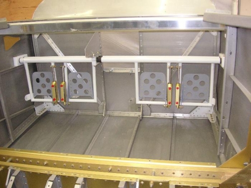 Adjustable pedal holes drilled