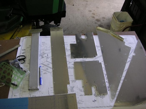 More interior trim parts ready to prime