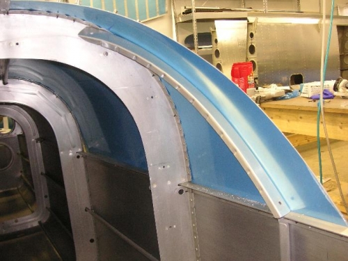 One side close to completed