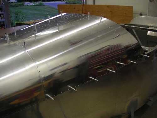 beveled overlapping skin