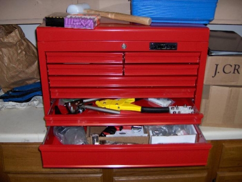 Finally a place to sort and store the Avery Toolkit.