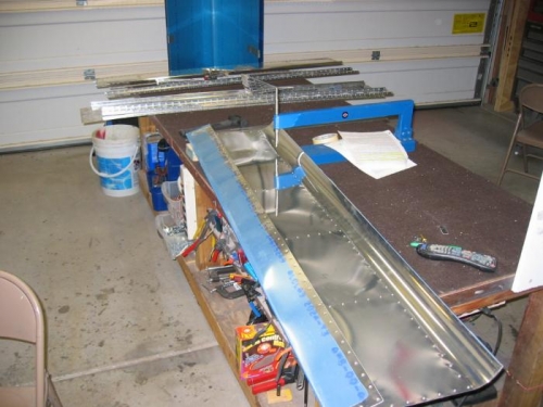 Dimping the flap skins