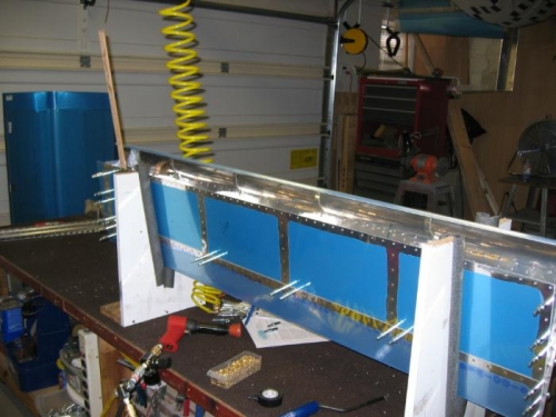 Riveting up the Flap