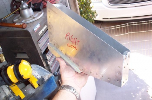 finished riveting the armrest