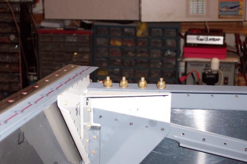 Installed the lower attach bolts as called out in the drawings.