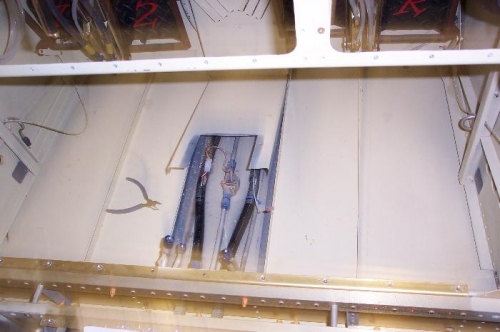 Pump removed to remove fuel/break lines