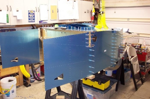 Side panels attached and holding everything in alignment