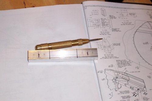 Made Strut bracket for frame